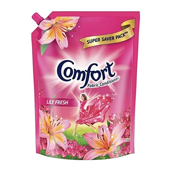 Comfort After Wash Fabric Conditioner - Lily Fresh Pouch : 2 litres - 2 LITRES, Lily
