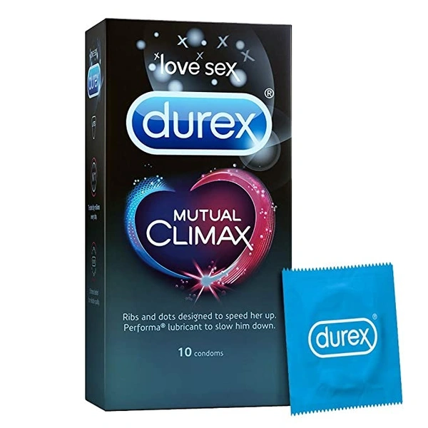 Durex Mutual Climax Condoms : 10 Units - 10 Count (PACK OF 1)