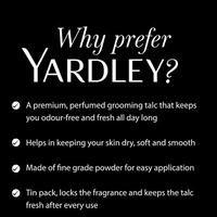YARDLEY Yardley London Gold Deodorising Talcum Powder : 250 gms - 250 GMS, PACK OF 1