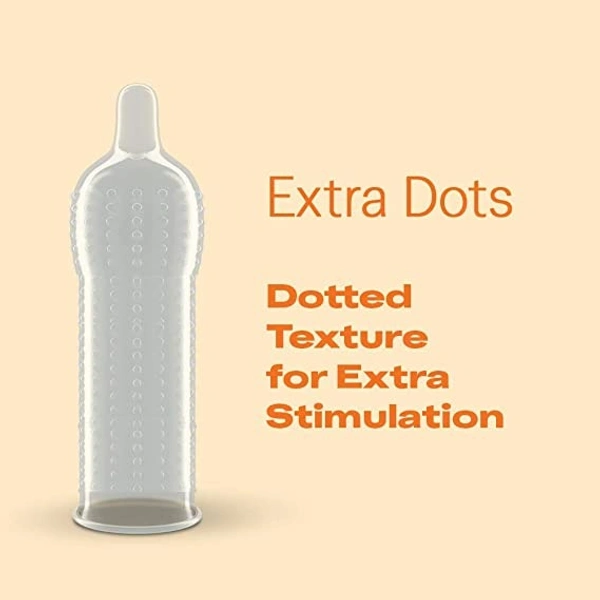 Durex Condoms - Extra Dots : 10 Pieces - 10 Count (Pack of 1)