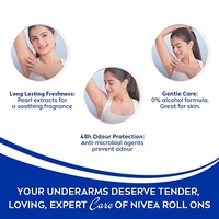 Nivea Pearl & Beauty Roll-On Deodorant : 50 ml - 50 ML