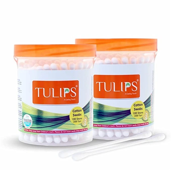 Tulips Cotton Buds 200u - 200 UNITS