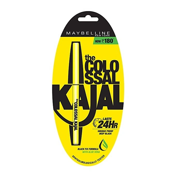 Maybelline Colossal Kajal Black : 0.35 gms - 0.35 gms
