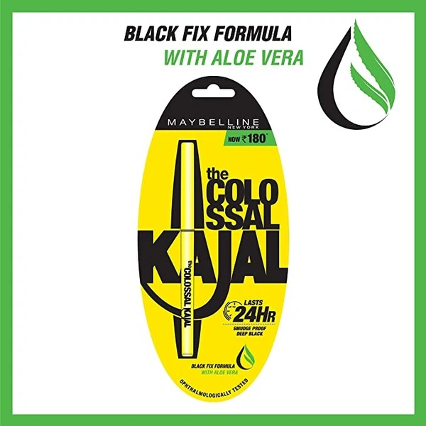 Maybelline Colossal Kajal Black : 0.35 gms - 0.35 gms