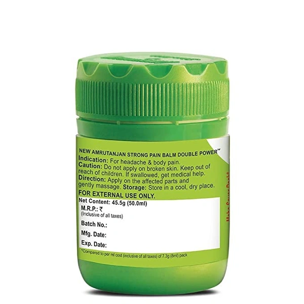 Amrutanjan Strong Pain Balm : 50 ml - 50 ML