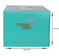 Fresh Ones Soft & Silky Facial Tissues : 200 Units