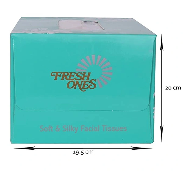 Fresh Ones Soft & Silky Facial Tissues : 200 Units