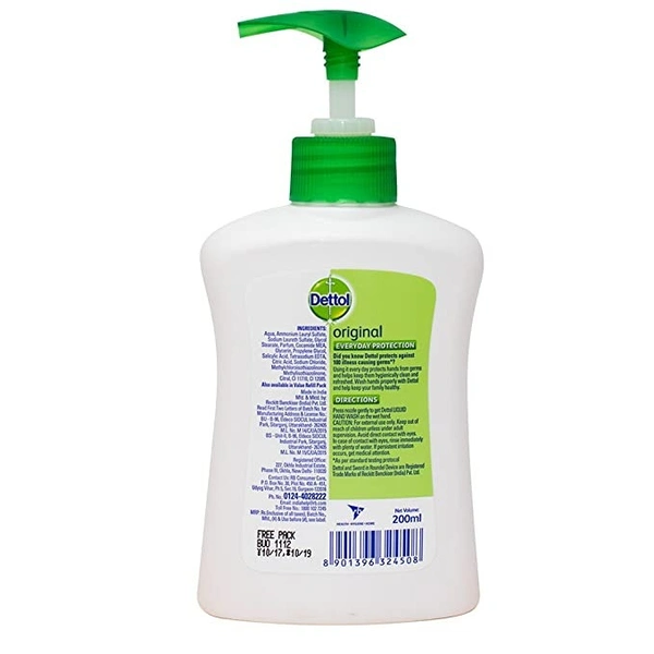 Dettol Original Liquid Handwash Pump : 200 ml - 200 ML