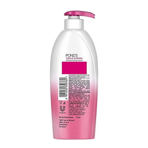 Pond's Triple Vitamin Moisture Lotion : 275 ml - 275 ml