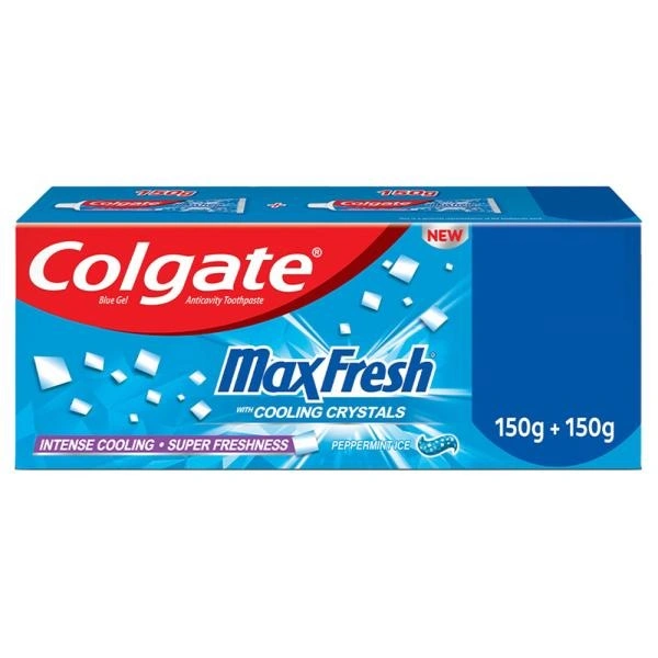 Colgate Max Fresh Peppermint Ice Toothpaste : 150  gms - 300 GMS