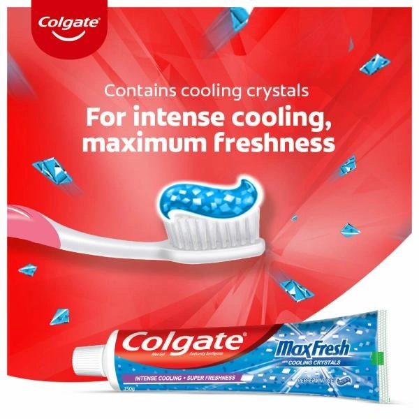 Colgate Max Fresh Peppermint Ice Toothpaste : 150  gms - 300 GMS