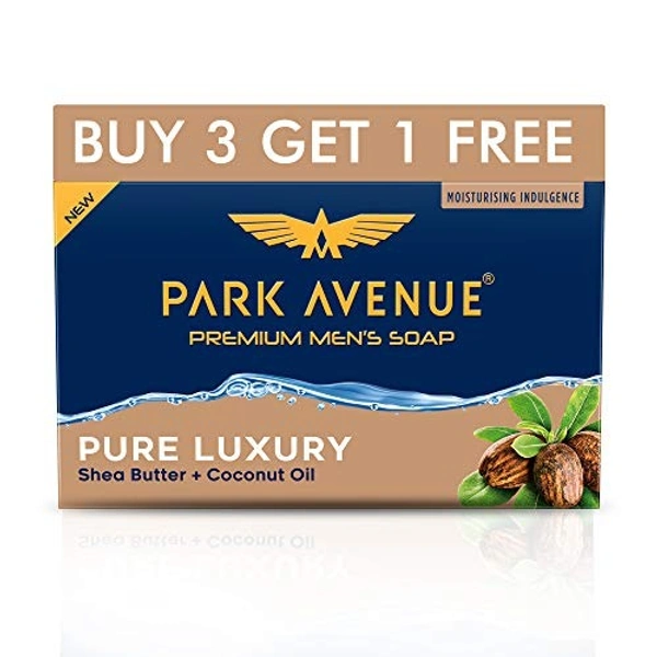 Park Avenue Pure Luxury Men's Soap : 4x125 gms - 4*125 Gms