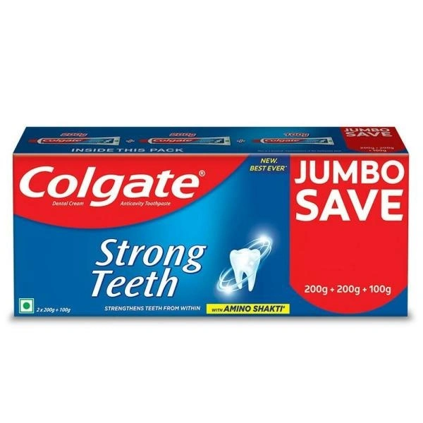 Colgate Dental Cream Strong Teeth Toothpaste : 500 gms - 500 GMS