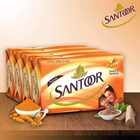 SANTOOR Santoor Sandal & Turmeric Soap : 4x125 gms - 4*125 Gms