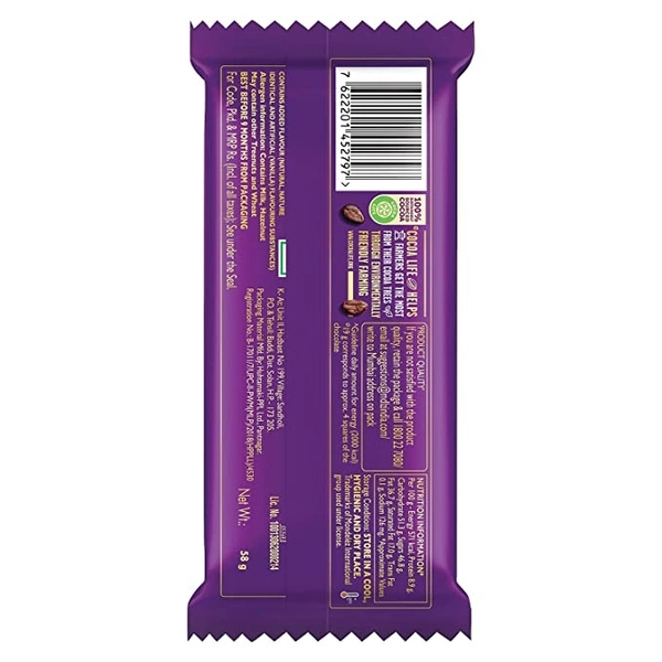 Cadbury Dairy Milk Silk Hazelnut Chocolate : 58 gms - 58 Gms