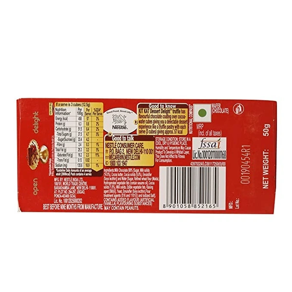 Nestle Kitkat Dessert Delight Truffle Chocolate : 50 gms - 50 Gms