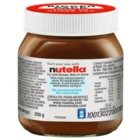 NUTELLA FERRERO Nutella Ferrero Spread With Cocoa : 350 gms - 350 Gms