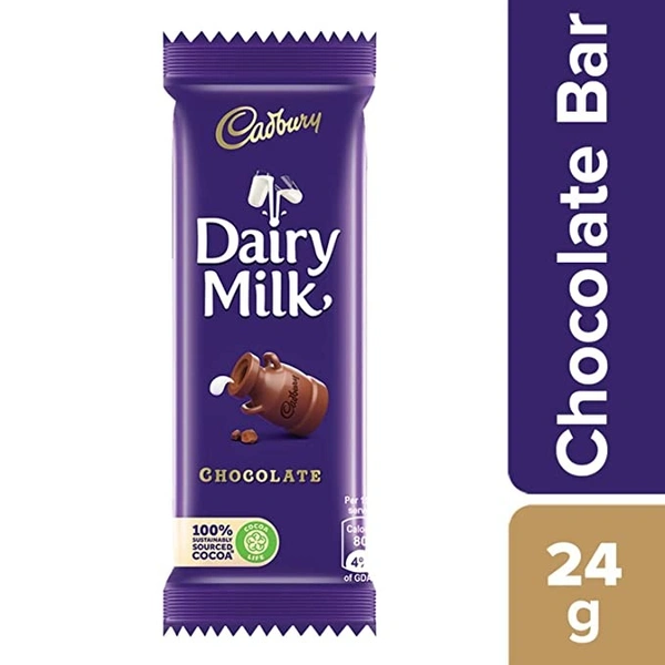 cadbury Dairy milk 24 gms - 24 gms