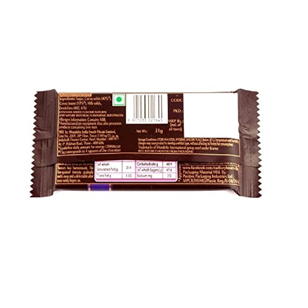Cadbury Bournville Rich Cocoa Chocolate : 31 gms - 31 Gms