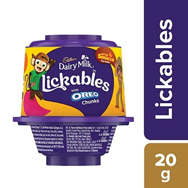 Cadbury Dairy Milk Lickables Chocolate : 20 gms - 20 Gms