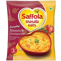 Saffola Masala & Coriander Oats : 38 gms - 38 gms, Masala & Coriander
