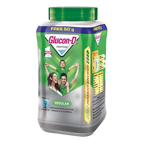 Glucon-D Instant Energy Regular Jar : 450 gms - 450 GMS