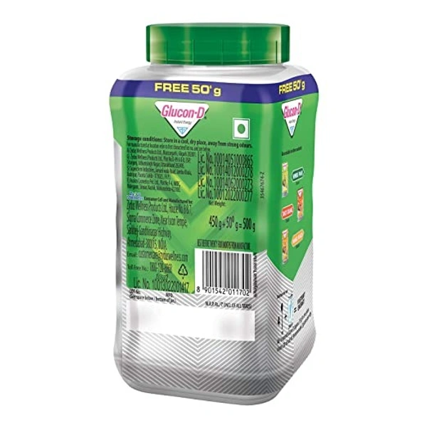 Glucon-D Instant Energy Regular Jar : 450 gms - 450 GMS