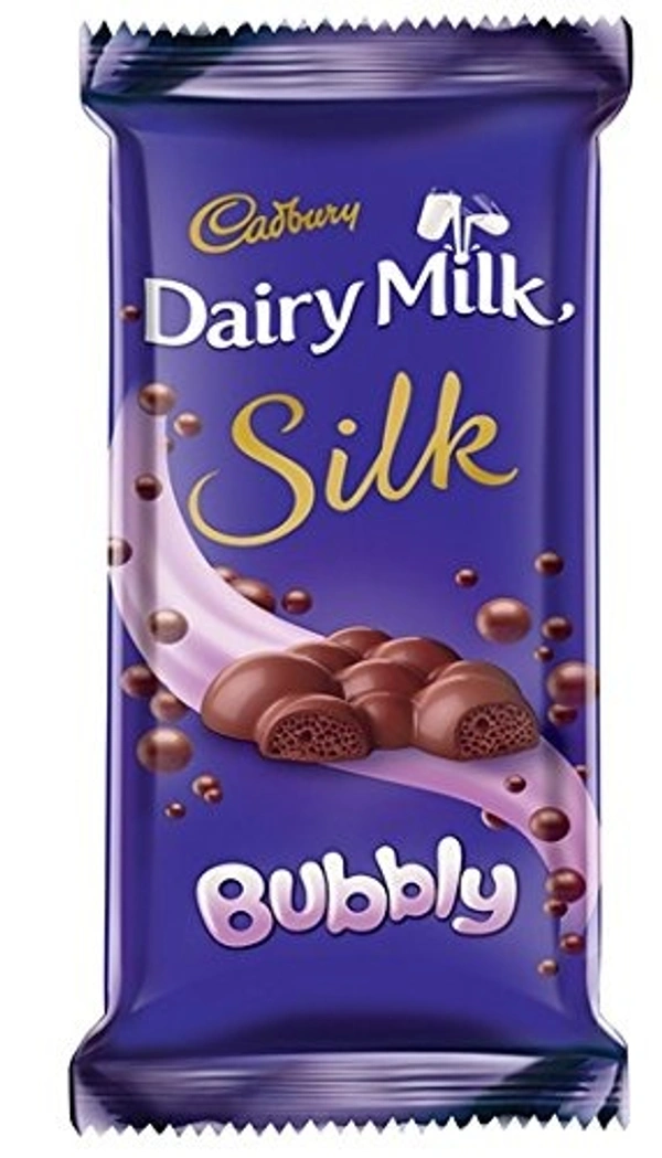 Cadbury Dairy Milk Silk Bubbly Chocolate : 50 gms - 50 Gms