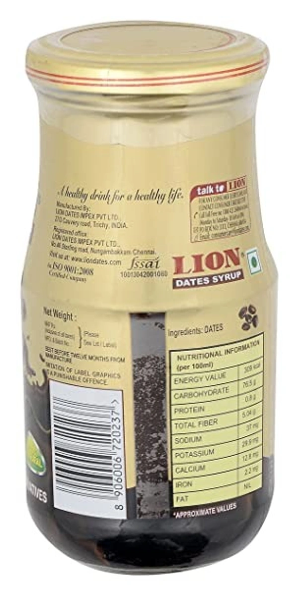 Lion Dates Syrup : 500 gms - 500 GMS