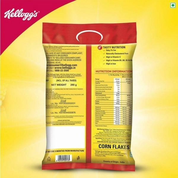 Kellogg's Iron Shakti Corn Flakes : 290 gms - 290 gms