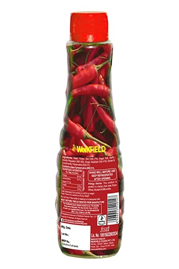 Weikfield Red Chilli Sauce : 200 gms - 200 GMS