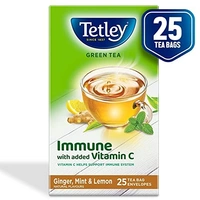 Tetley Ginger Mint Lemon Green Tea : 25 Tea-Bags - 25 BAGS