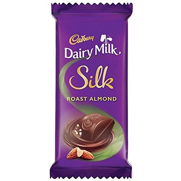 Cadbury Dairy Milk Silk Roast Almond : 55 gms - 55 Gms