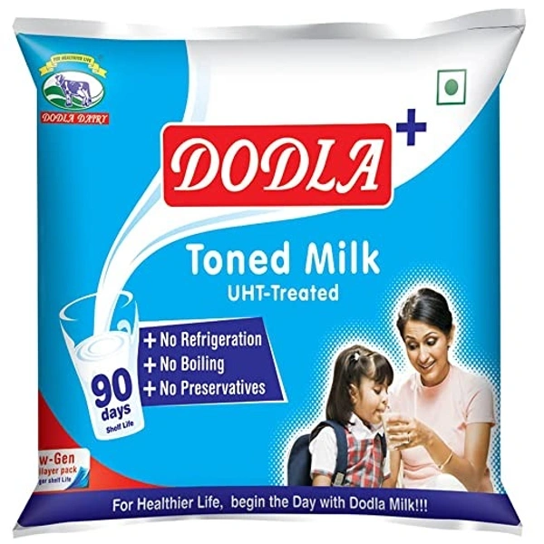 Dodla Dairy Toned Milk Pouch : 500 ml - 500 ML