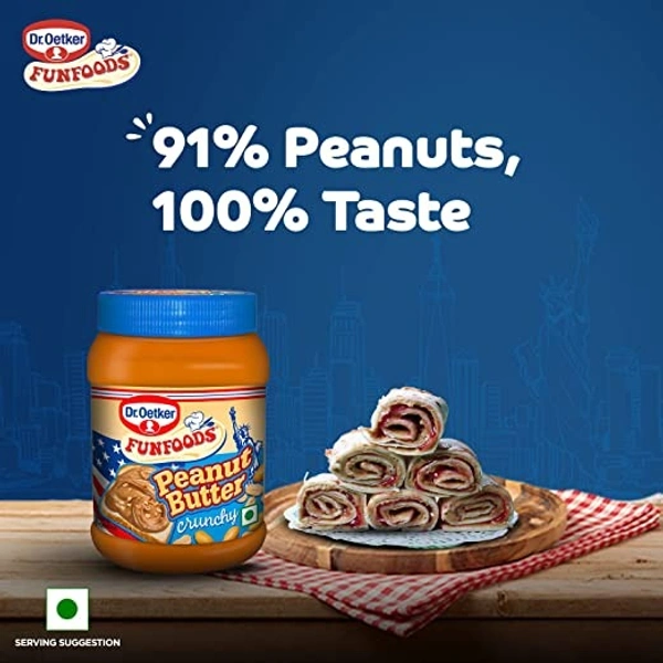 Dr Oetker Funfoods Crunchy Peanut Butter : 1.25 kgs - 1.25 Kgs