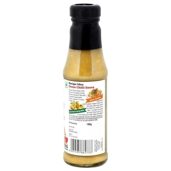 Ching's Green Chilli Sauce : 190 gms - 190 GMS