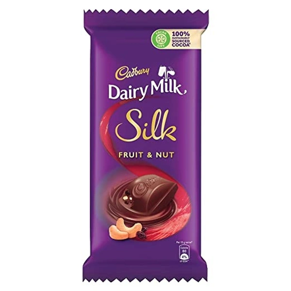 Cadbury Dairy Milk Silk Fruit & Nut Chocolate : 137 gms - 137 Gms