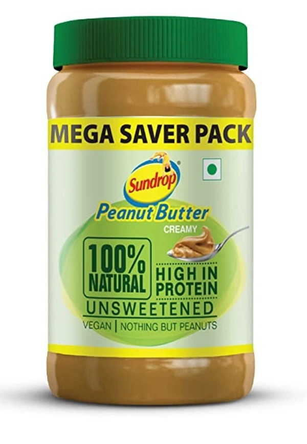 Sundrop Creamy Peanut Butter : 924 gms - 924 Gms