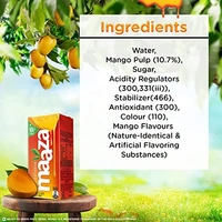 MAAZA Maaza Mango Drink : 10x150 ml - 10X150 ML