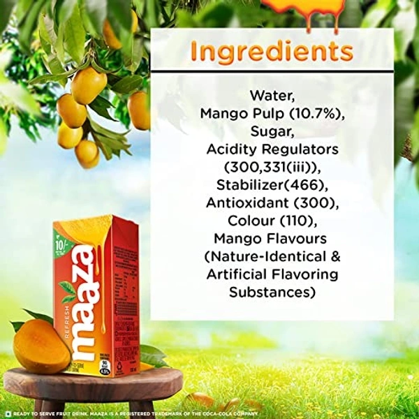 MAAZA Maaza Mango Drink : 10x150 ml - 10X150 ML