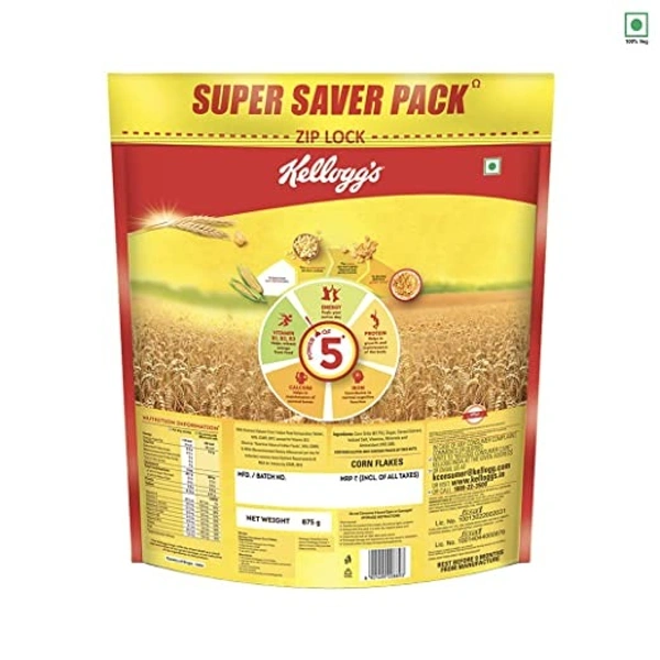 Kellogg's Corn Flakes Original : 875 gms - 875 gms