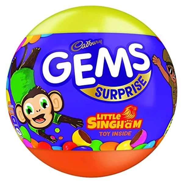 Cadbury Gems Surprise - Ball : 15.8 gms - 15.8 Gms