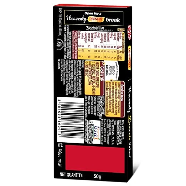 Nestle Kitkat Dessert Brownie Chocolate : 50 gms - 50 Gms