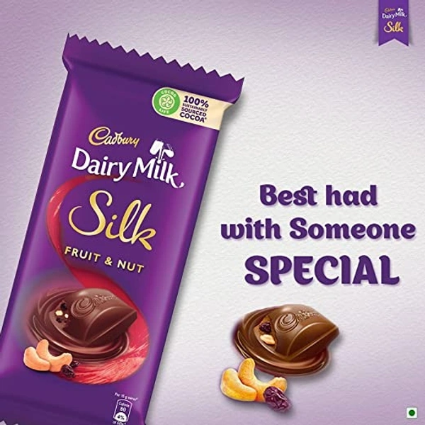 Cadbury Dairy Milk Silk Fruit & Nut : 55 gms - 55 Gms