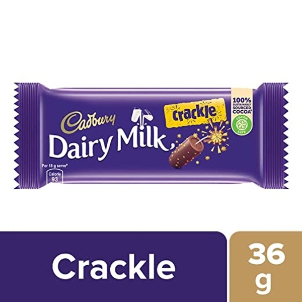 Cadbury Dairy Milk Crackle Chocolate : 36 gms - 36 Gms