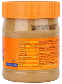 American Garden Peanut Butter - Creamy : 340 gms - 340 Gms