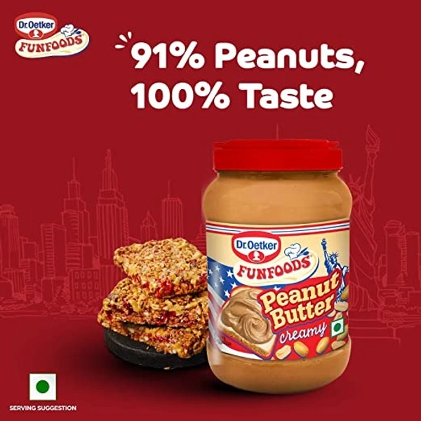 Dr Oetker Funfoods Creamy Peanut Butter : 1.25 kgs - 1.25 Kgs