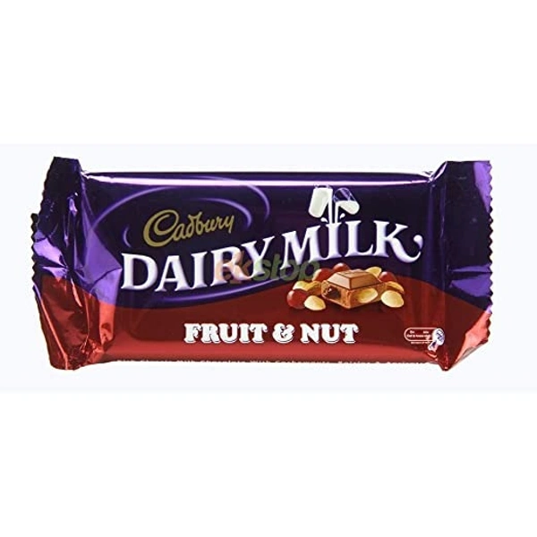 Cadbury Dairy Milk Fruit & Nut Chocolate : 80 gms - 80 Gms