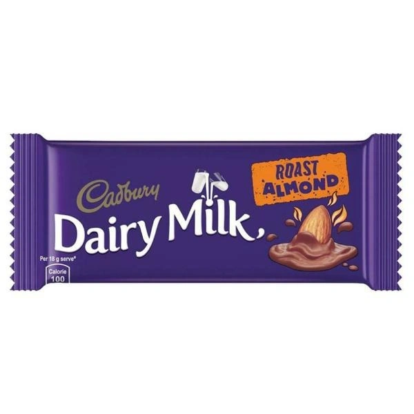 Cadbury Dairy Milk Roast Almond Chocolate : 36 gms - 36 Gms