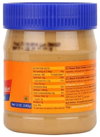 American Garden Peanut Butter Chunky : 340 gms - 340 Gms